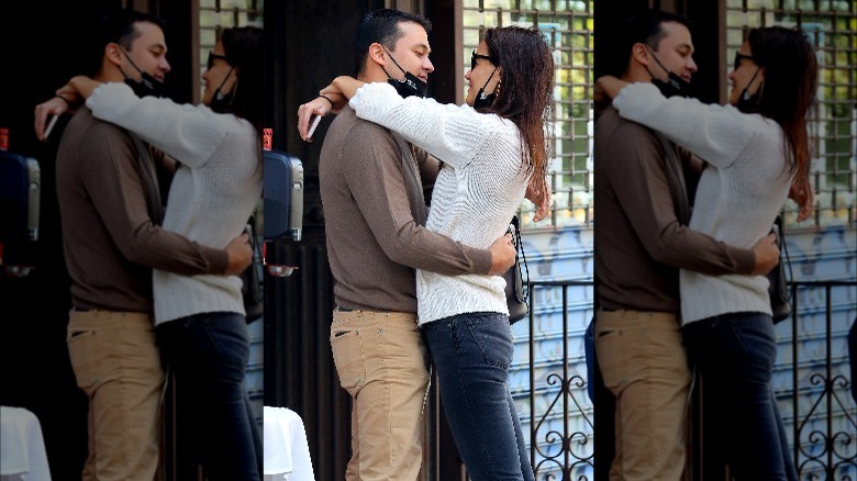 Emilio Vitola and Katie Holmes
