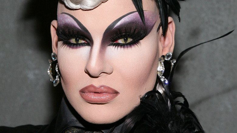 Nina Flowers arriving to the opening night gala of "Ru Paul's Drag Race" Art Show