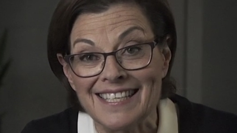 Nancy Salzman smiling in an NXIVM video