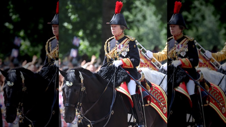 Princess Anne on a horse