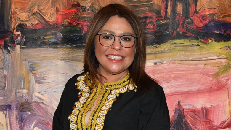 Rachel Ray at an art exhibit