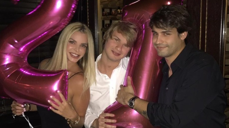 Alexia Echevarria with Peter Rosello and Frankie Rosello