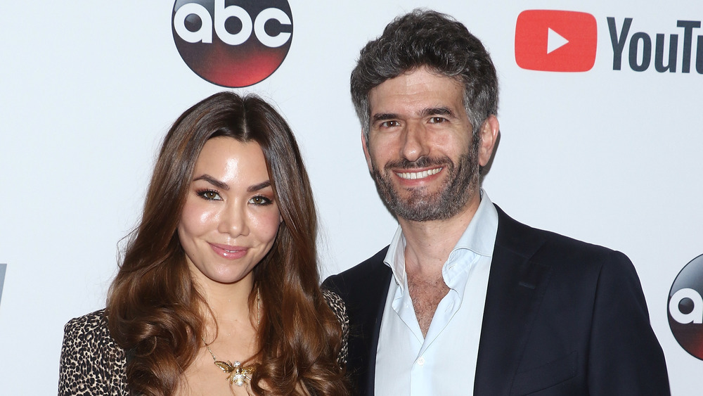 Sharleen Joynt and her husband, Andy Levine, posing on the red carpet