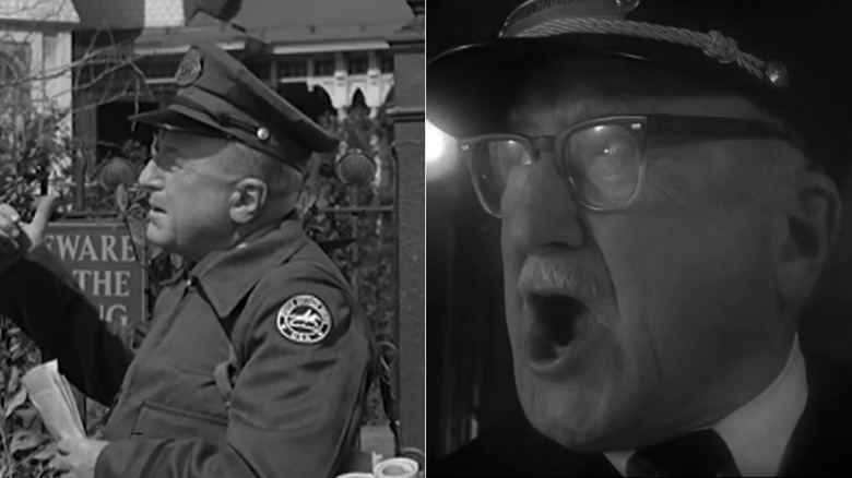 Split image of Rolfe Sedan in The Addams Family, left, and in Young Frankenstein, right
