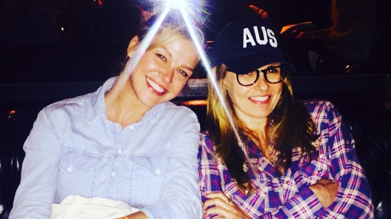 Adrianne Palicki and Connie Britton in 2016 reunion photo