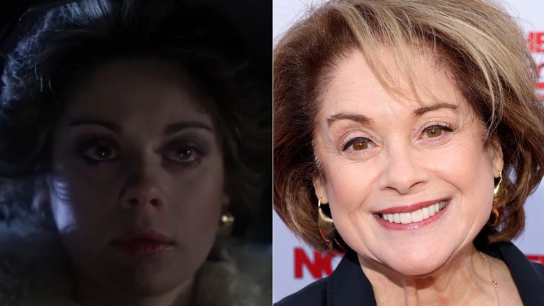 Donna Pescow in Saturday Night Fever, left, and decades later, right