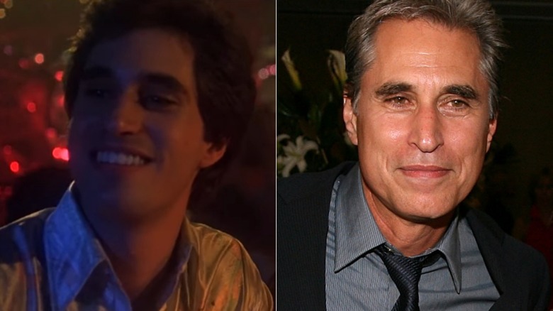 Actor Joseph Cali in Saturday Night Fever, left, and decades later, right