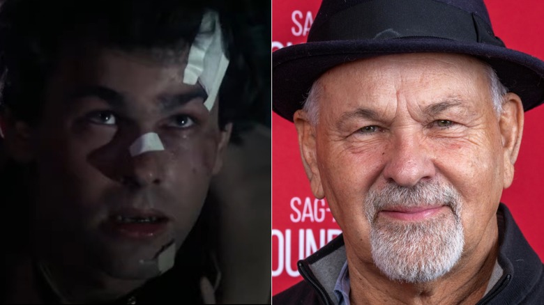 Actor Paul Pape in Saturday Night Fever, left, and decades later, right