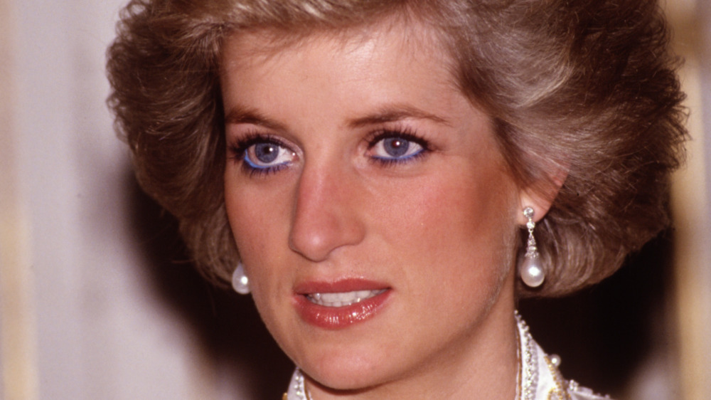 Princess Diana staring off