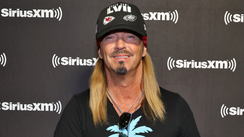Bret Michaels at Sirius XM at the Super Bowl in 2023