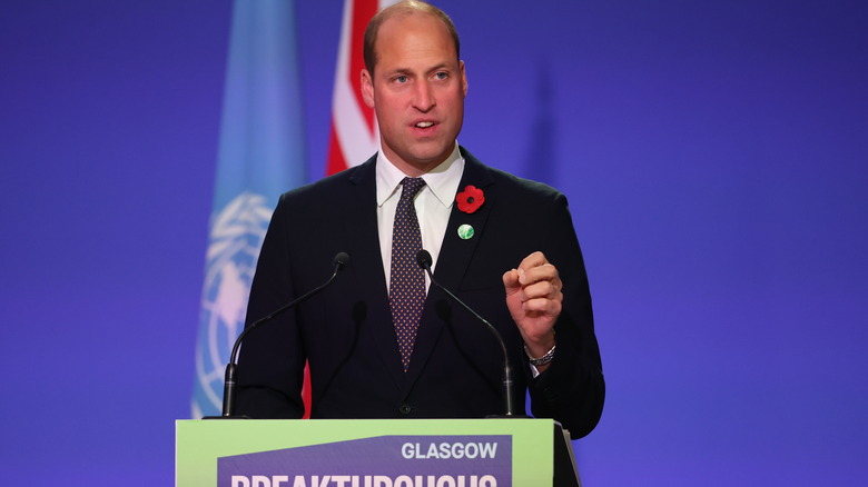 Prince William speaks at COP26