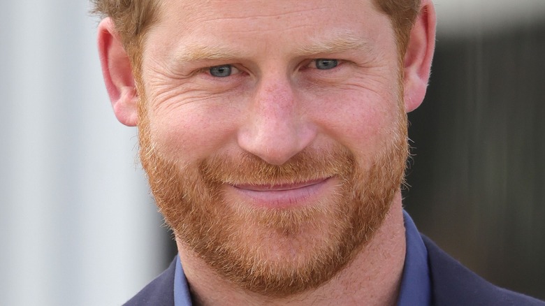 Prince Harry smiling