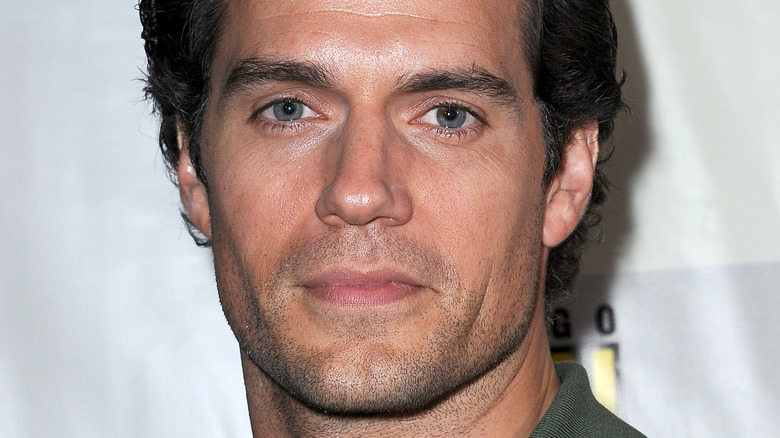 Henry Cavill with stubble