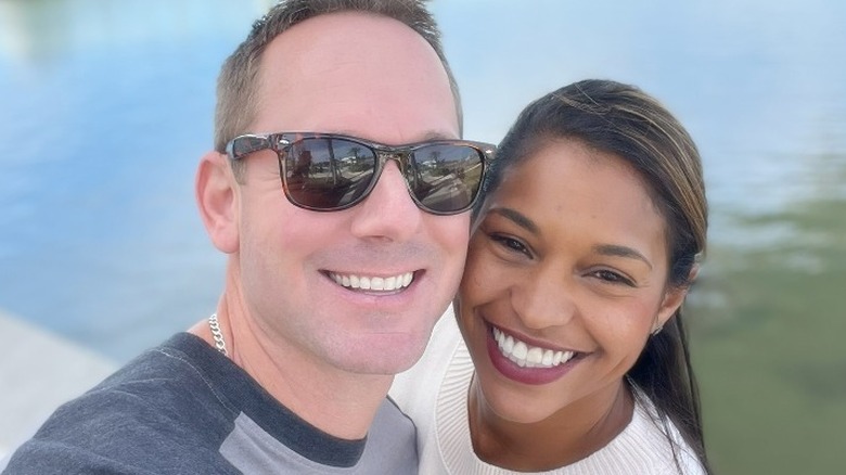 Brian Kleinschmidt and Mika Kleinschmidt smiling in selfie