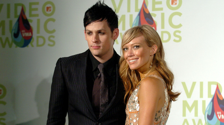 Joel Madden and Hilary Duff at the VMAs