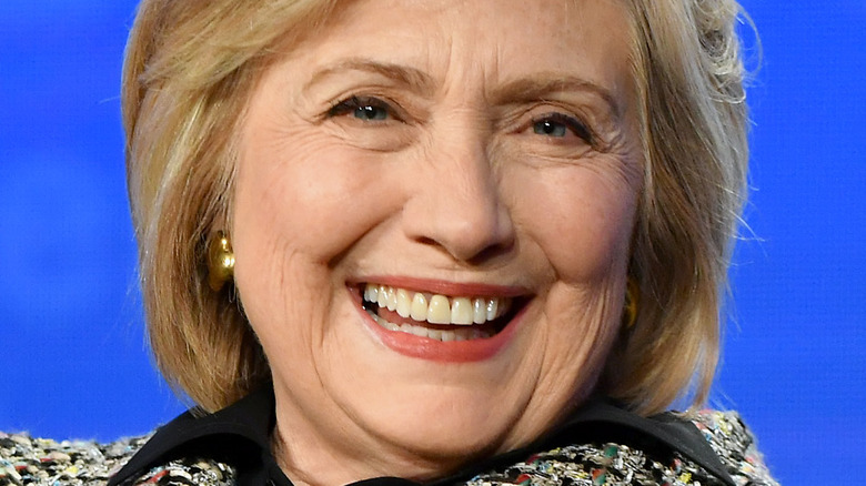 Hilary clinton smiling
