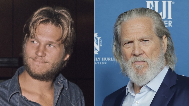 Jeff Bridges circa 1970s and at a 2026 film festival