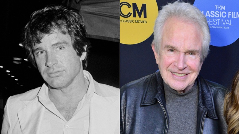 Warren Beatty in New York circa 1970s and at a film festival in the 2020s
