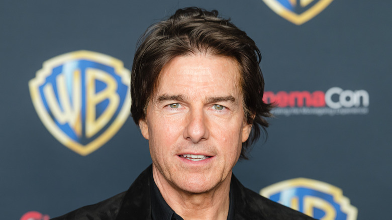 Actor Tom Cruise poses for a photo on the red carpet