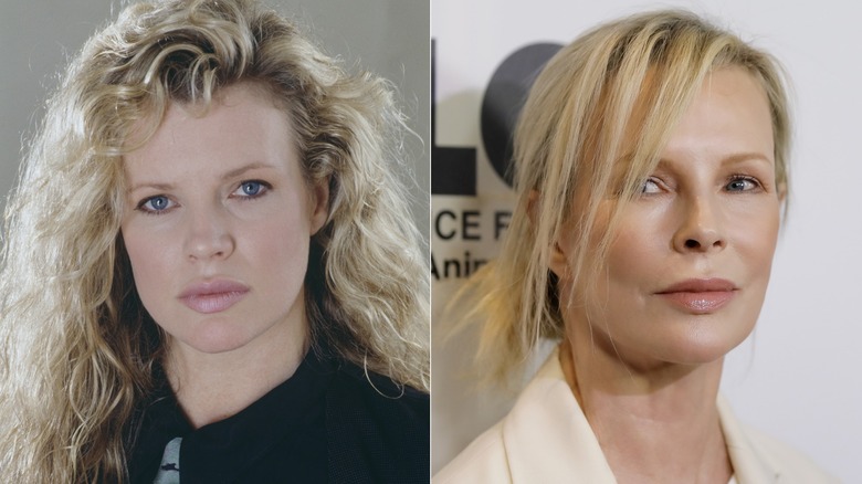 Kim Basinger in the '80s, left, and in 2019, right