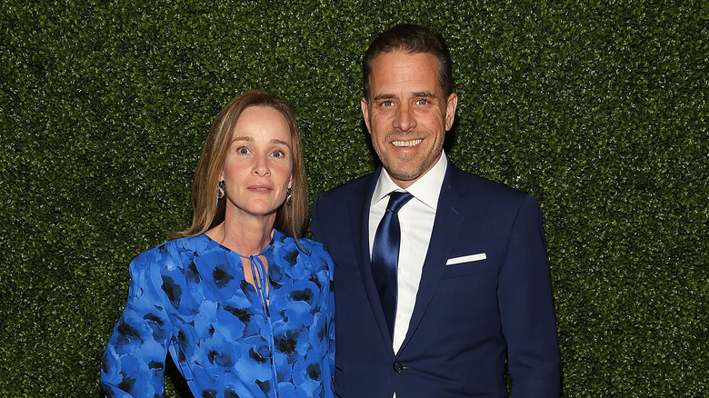 Kathleen Buhle and Hunter Biden smiling