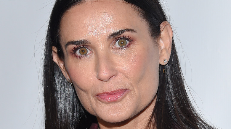 Demi Moore posing