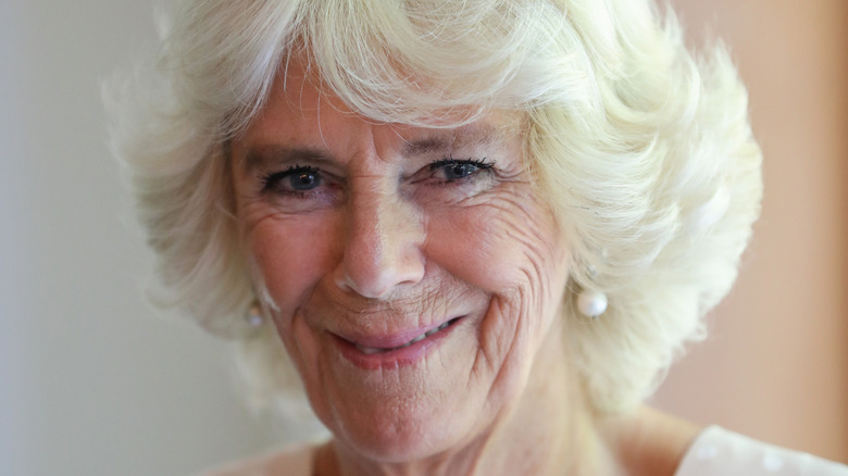 Camilla Parker Bowles smiling