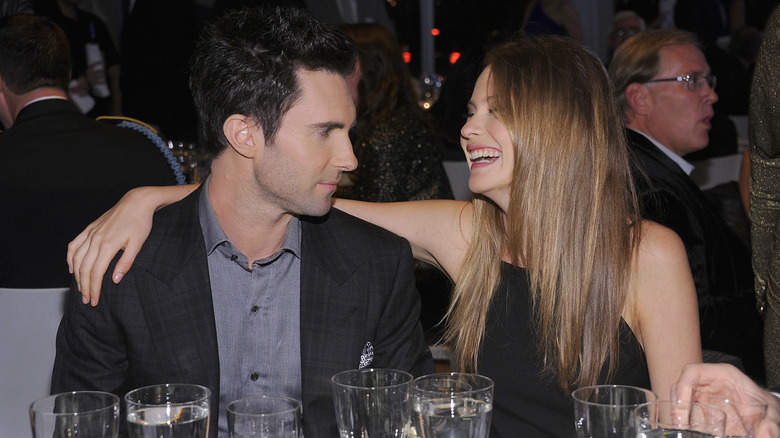 Adam Levine Behati Prinsloo dinner