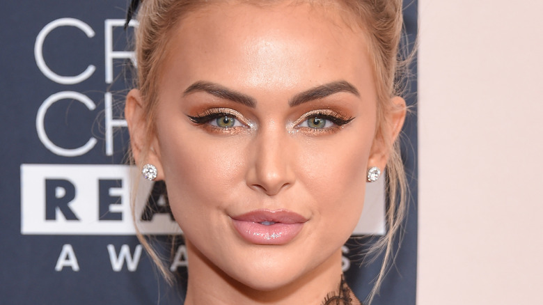 Lala Kent purses her lips on red carpet