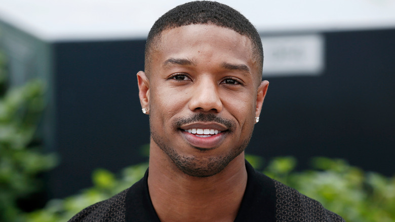 Michael B Jordan smiling
