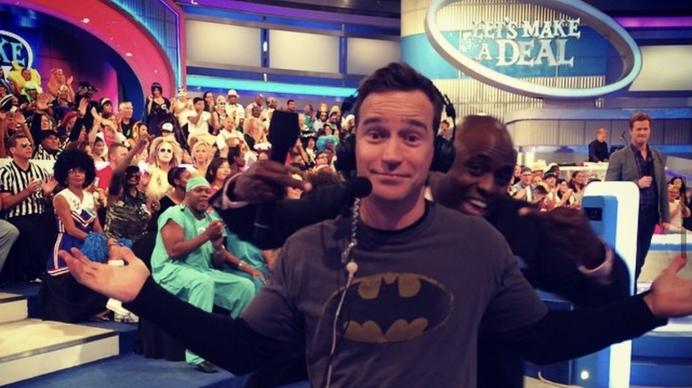 Mike Richards on Let's Make a Deal set