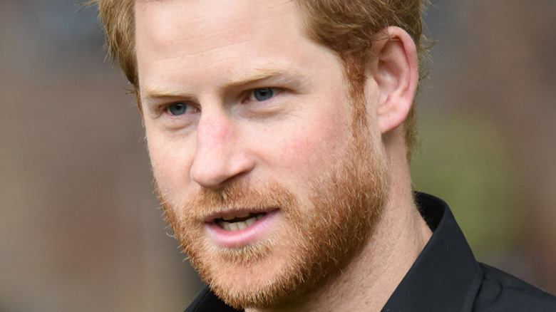 Prince Harry speaking