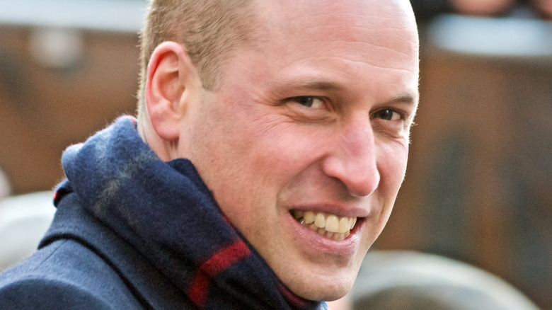 Prince William smiling