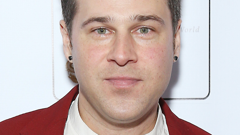 Ryan Cabrera wearing earrings 