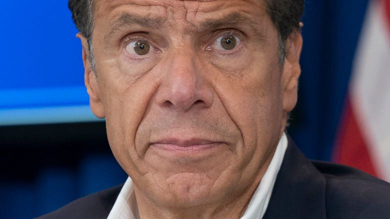 Andrew Cuomo looking concerned