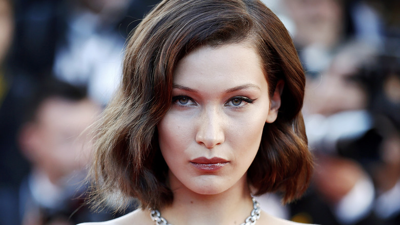 Bella Hadid posing