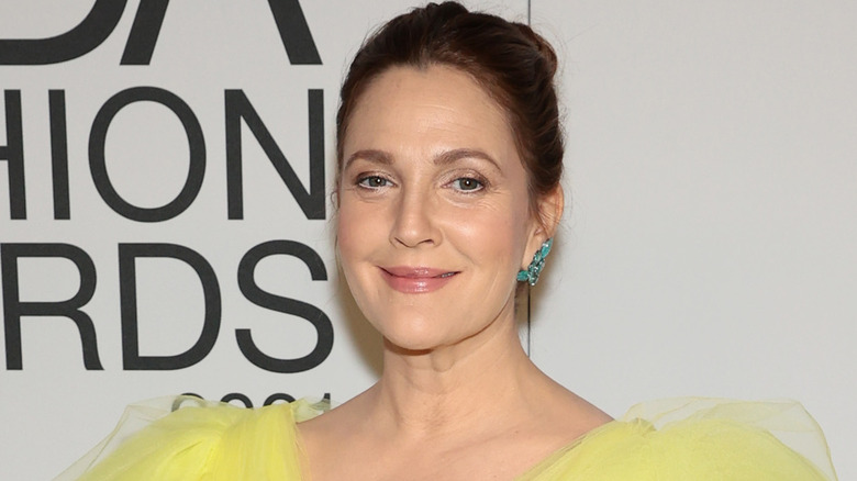 Drew Barrymore smiling