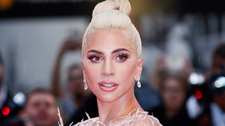 Lady Gaga posing