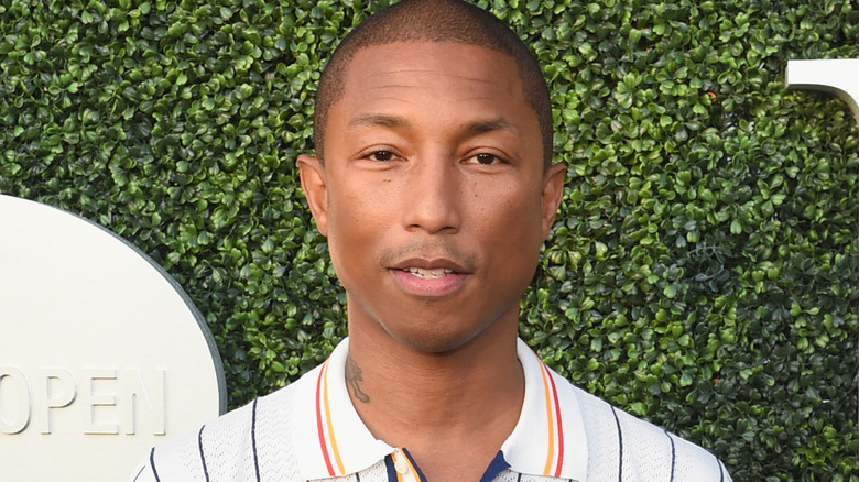 Pharrell posing