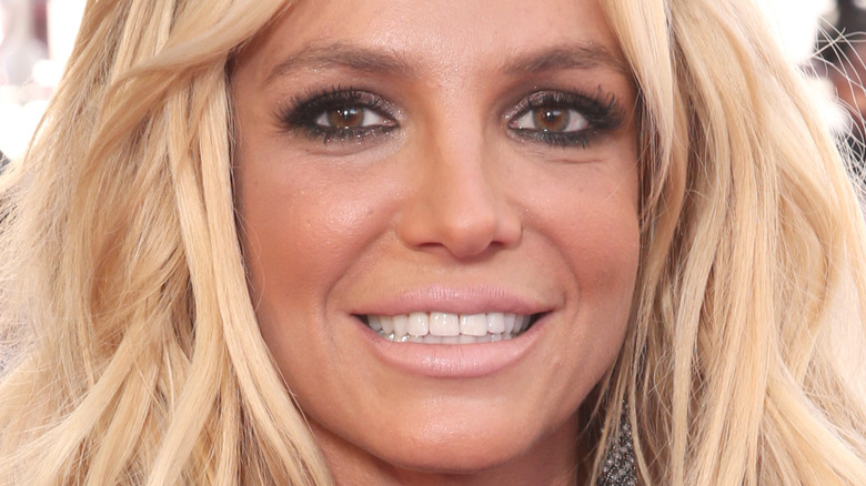 Britney Spears smiling