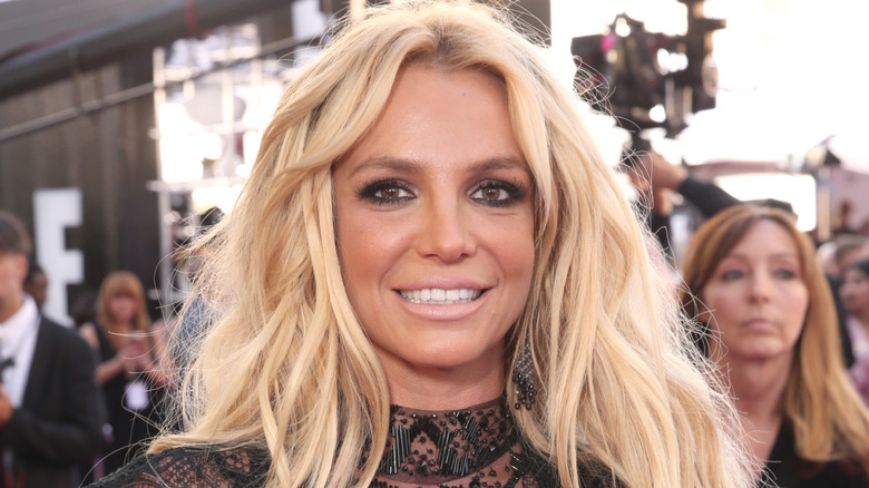 Britney Spears smiling