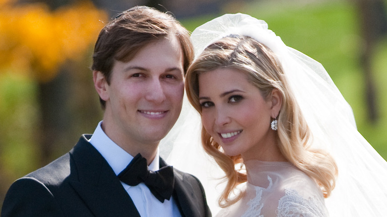 Jared Kushner and Ivanka Trump smiling