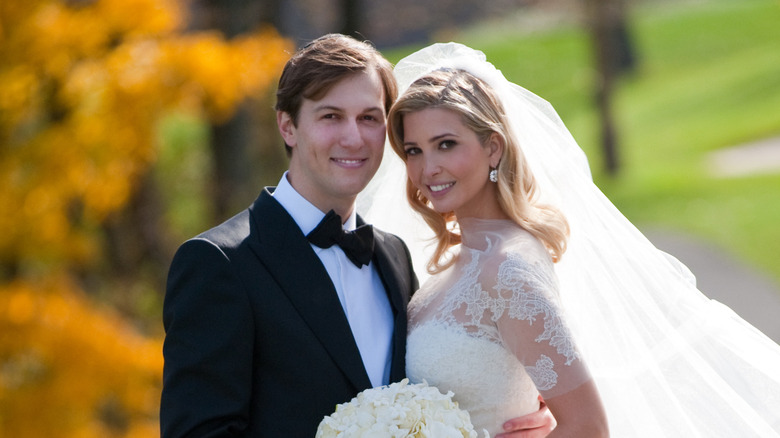 Jared Kushner and Ivanka Trump smiling