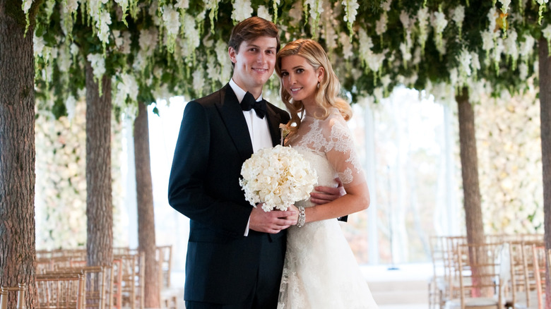 Jared Kushner and Ivanka Trump smiling