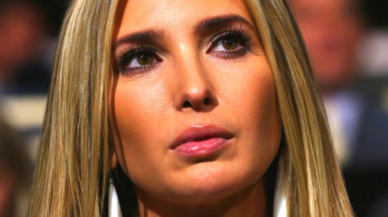 Ivanka Trump looking to the side