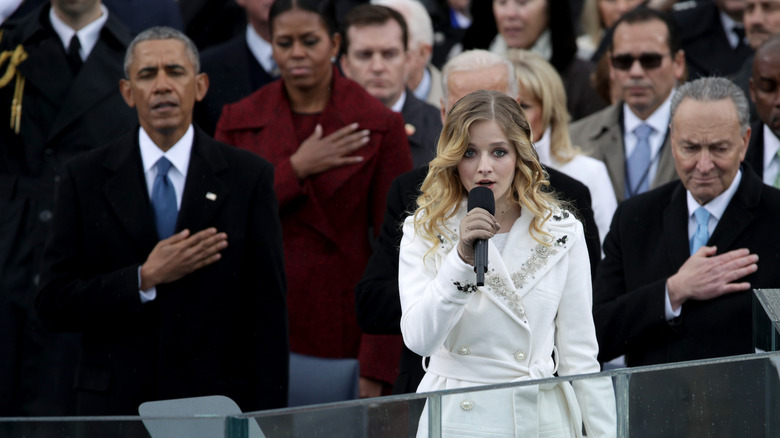 Jackie Evancho singing