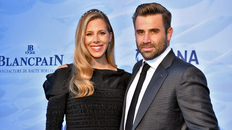 Jason Wahler and Ashley Slack posing