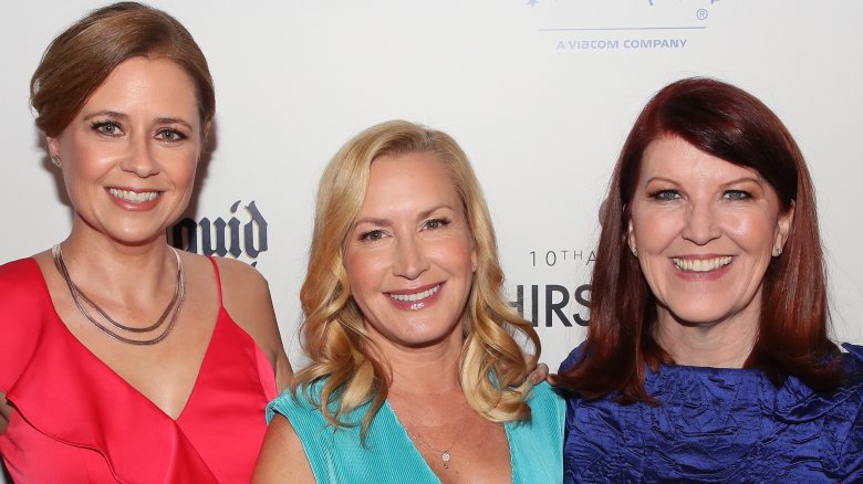 Jenna Fischer, Angela Kinsey and Kate Flannery of "The Office"