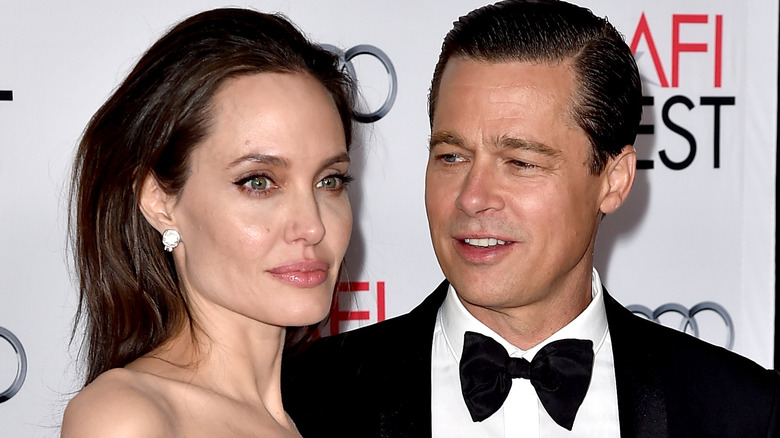Brad Pitt and Angelina Jolie in 2015