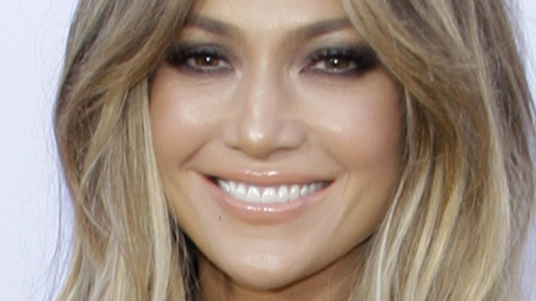 Jennifer Lopez smiling
